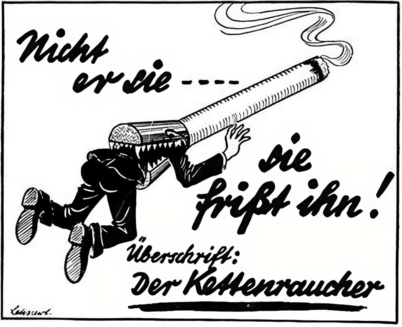 german anti smoking ad